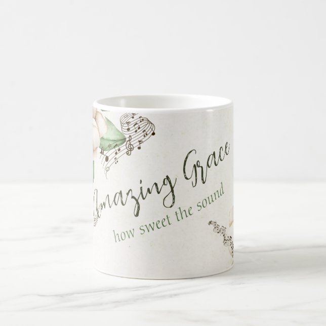 Magnolia "Phantastisch Grace" Wasserfarbe Kaffeetasse (Mittel)