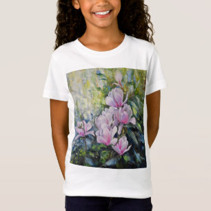 Magnolia Serenity – Florale Kunst von Lukian T-Shirt