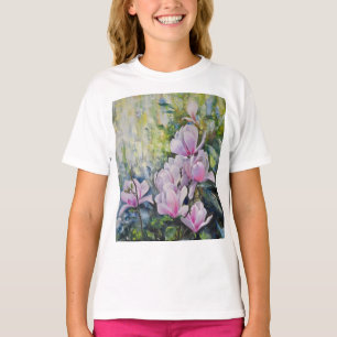 Magnolia Serenity – Florale Kunst von Lukian T-Shirt