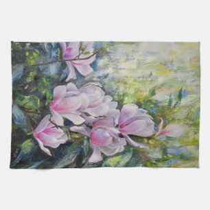 Magnolia Serenity - Florentiner Kunst - Lukian Geschirrtuch