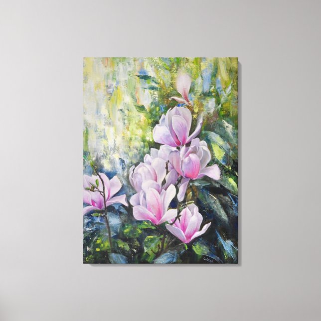Magnolia Serenity - Florentiner Kunst - Lukian Leinwanddruck (Vorderseite)