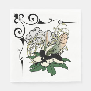Magnolia Shadow Fairy Serviette