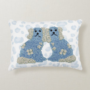 Magnolia Staffordshire Dogs Ginger Jars Dekokissen