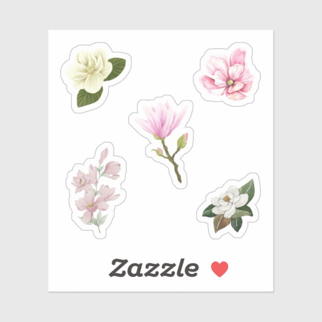 Magnolia Stickers Aufkleber (Blatt)