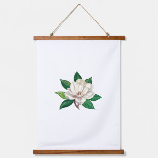 Magnolia Tapestry Wandteppich Mit Holzrahmen