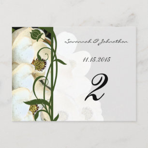 Magnolia Tischnummer Cards