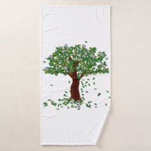 Magnolia Tree Badetuch Badehandtuch