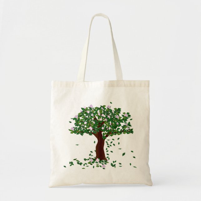 Magnolia Tree Tote Bag Tragetasche (Vorne)