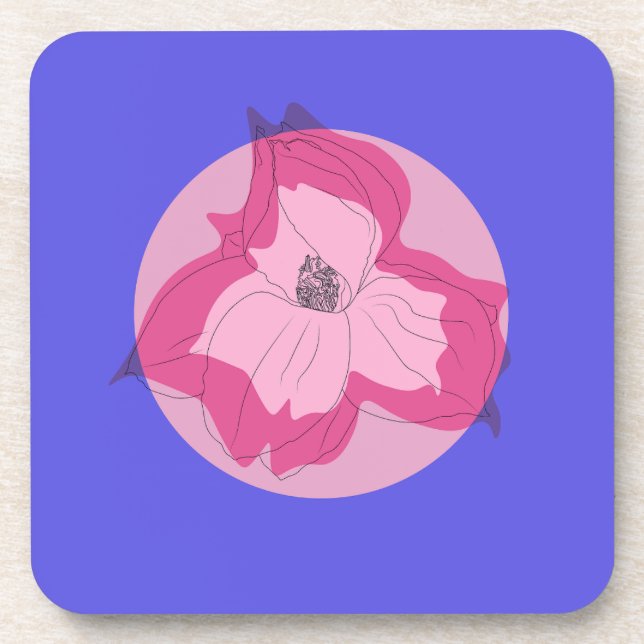 Magnolia-Untersetzer Getränkeuntersetzer (Vorderseite)