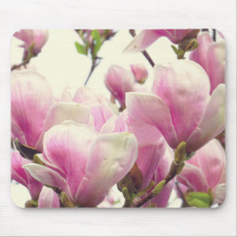 Magnolia Vintage florale botanische Blossom Chic Mousepad
