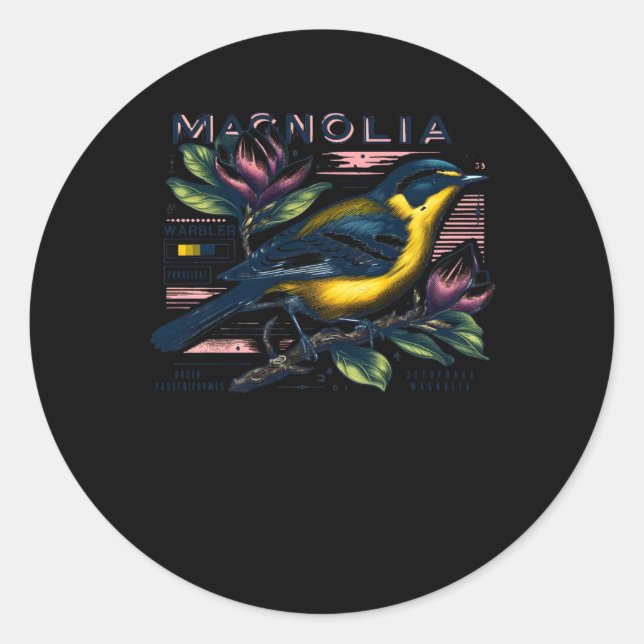 Magnolia Warbler 2 Sticker (Vorderseite)