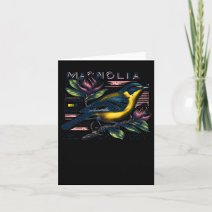 Magnolia Warbler 2 Sticker Karte