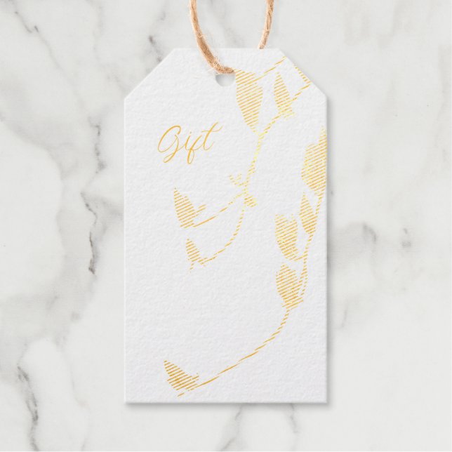 Magnolia Weinwanderwege Geschenkanhänger (Vorderseite)