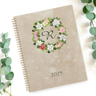 Magnolia Wreath mit Rose Planer