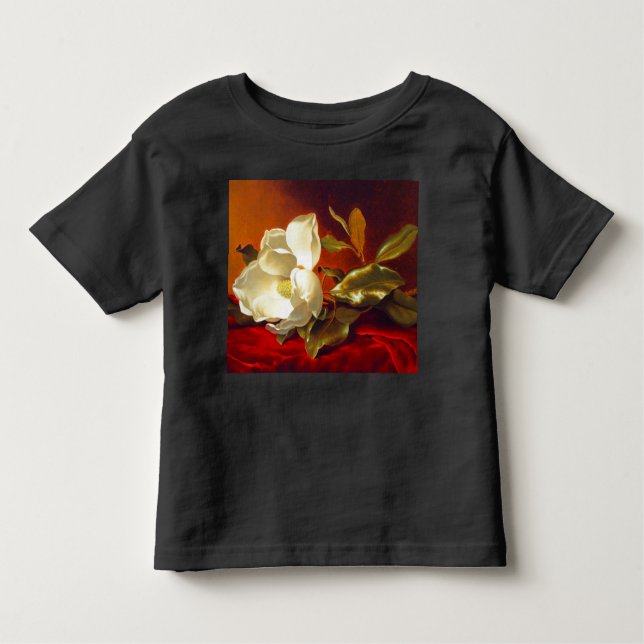 Magnolia zu Red Velvet Martin Johnson Heade Kleinkind T-shirt (Vorderseite)