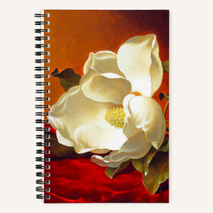 Magnolia zu Red Velvet Martin Johnson Heade Notizbuch