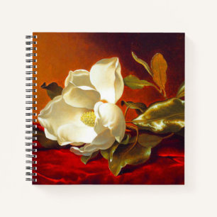 Magnolia zu Red Velvet Martin Johnson Heade Notizbuch