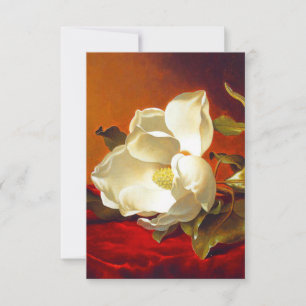 Magnolia zu Red Velvet Martin Johnson Heade RSVP Karte