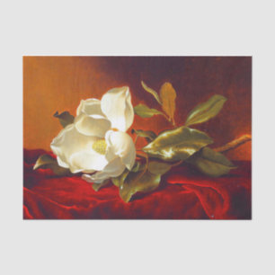 Magnolia zu Red Velvet Martin Johnson Heade Seidenpapier