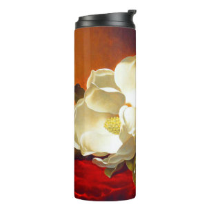 Magnolia zu Red Velvet Martin Johnson Heade Thermosbecher