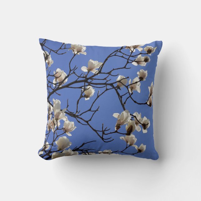 Magnolias blühen kissen (Vorderseite)
