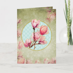 MAGNOLIAS - Grußkarte Feiertagskarte