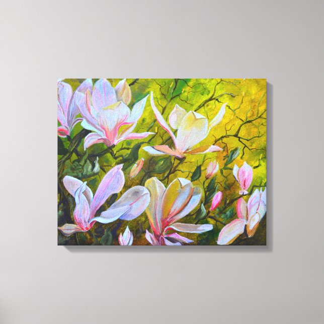 Magnolias Leinwanddruck (Vorderseite)