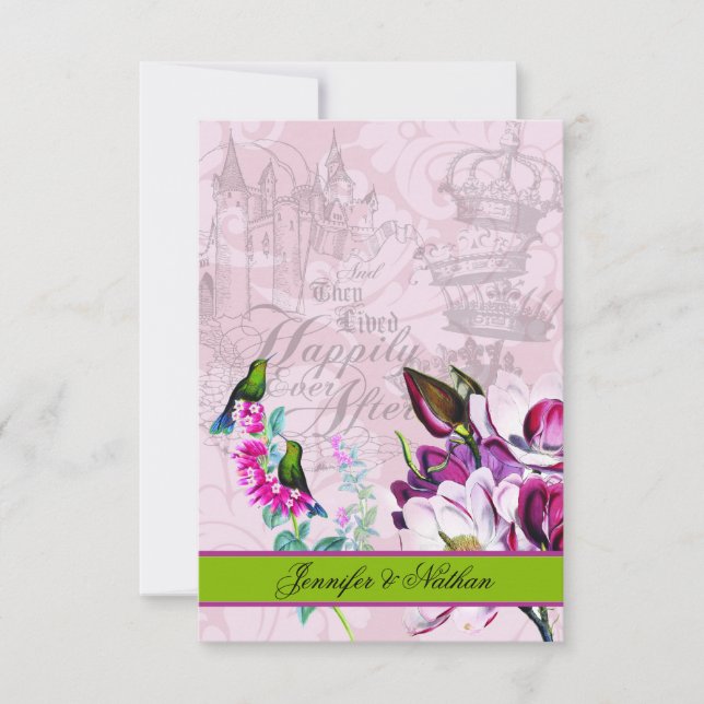 Magnolias RSVP Card (Vorderseite)