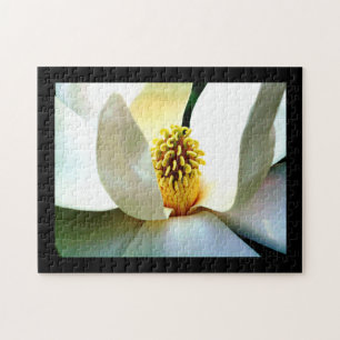 Magnolie Blüte Makro Puzzle