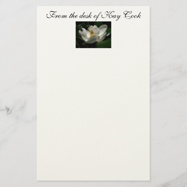 Magnolie Briefpapier (Vorderseite)