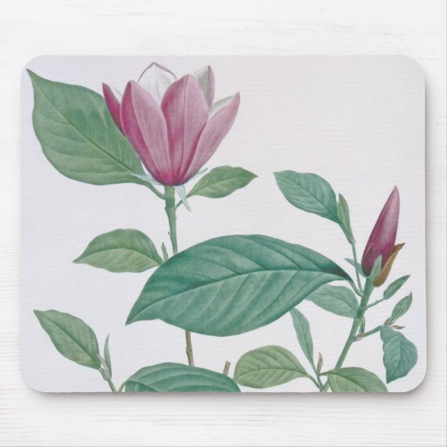 Magnolie entfärben, graviert durch Legrand (die Mousepad (Vorne)