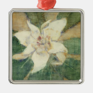 Magnolie Grandiflora Ornament Aus Metall