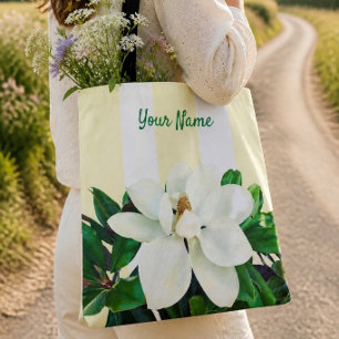 Magnolie in Blüte Personalisiert Gelb & Weiß