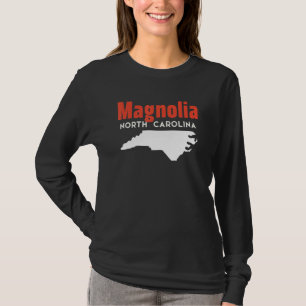Magnolie North Carolina Usa Staat Amerika Reisen T-Shirt