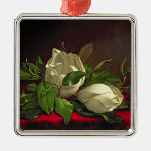 Magnolie Silbernes Ornament