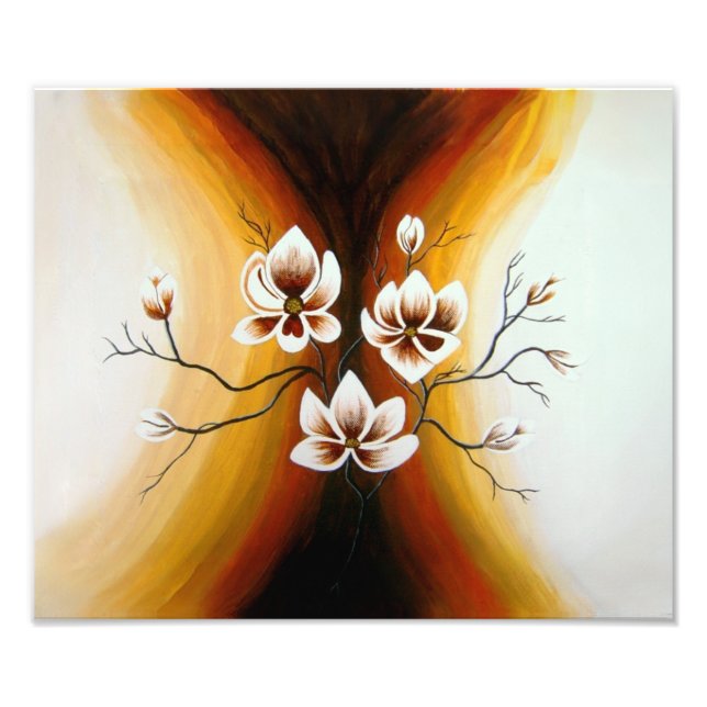 Magnolien, Acryl -  Fotodruck (Vorne)