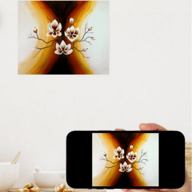 Magnolien, Acryl -  Poster (Von Creator hochgeladen)