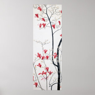 Magnolien-Baum-Kunst-Plakat Poster