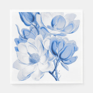Magnolien-Blau Serviette