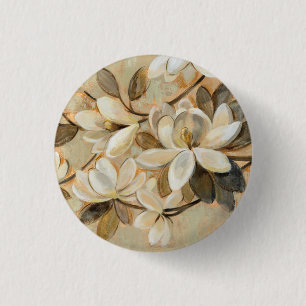 Magnolien-Einfachheits-Creme Button