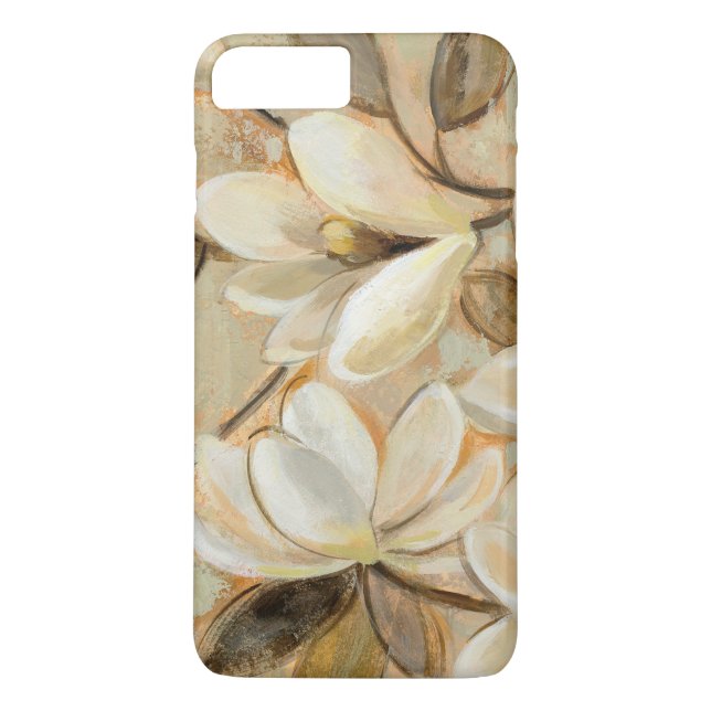 Magnolien-Einfachheits-Creme Case-Mate iPhone Hülle (Rückseite)