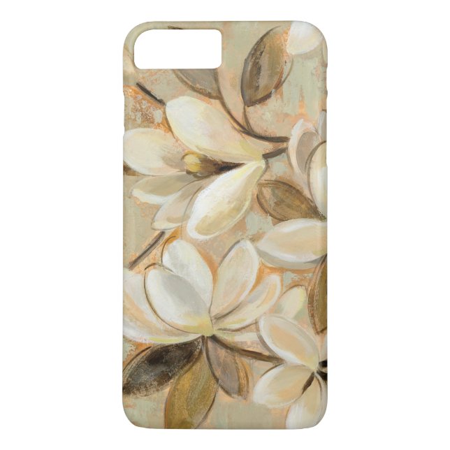 Magnolien-Einfachheits-Creme Case-Mate iPhone Hülle (Rückseite)