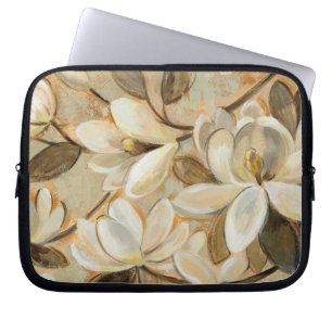 Magnolien-Einfachheits-Creme Laptopschutzhülle