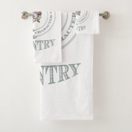 Magnolien-Land-Bad-Tuch-Set Badhandtuch Set