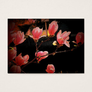 Magnolien-Visitenkarte