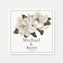 Magnolienblüten Serviette