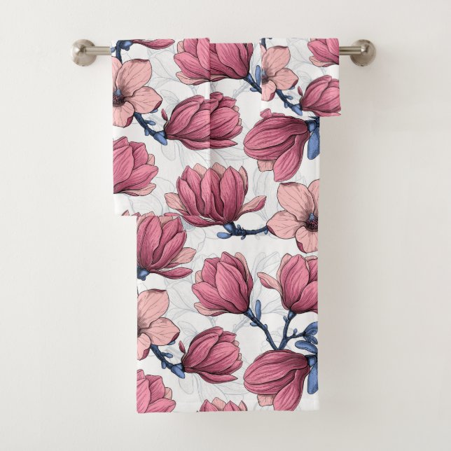 Magnoliengarten 2 badhandtuch set (Insitu)