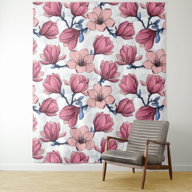 Magnoliengarten 2 wandteppich (Beispiel)