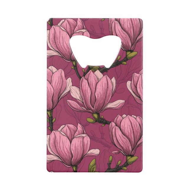 Magnoliengarten Geldbeutel Flaschenöffner (Vorderseite)