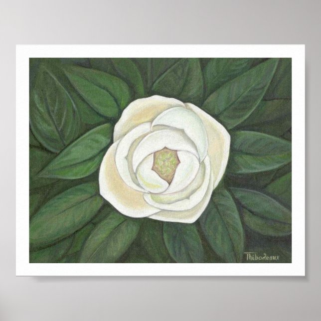 Magnolienprint Poster (Vorne)